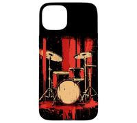 Trap Set Retro Style Drummer Electronic Drums Case for iPhone 15 Plus