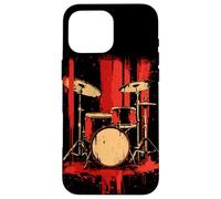 Trap Set Retro Style Drummer Electronic Drums Case for iPhone 16 Pro Max