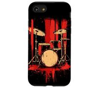 Trap Set Retro Style Drummer Electronic Drums Case for iPhone SE (2020) / 7 / 8