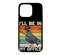 Trap Shooting I'll be In My Office Skeet Clay Pigeon Bird Case for iPhone 15 Pro Max