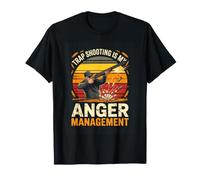 Trap Shooting is My Anger Management Clay Target T-Shirt
