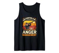 Trap Shooting is My Anger Management Clay Target Tank Top