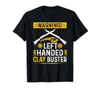 Trap Shooting Left Handed Clay Buster, Skeet Clay Shooting T-Shirt
