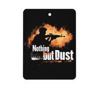 Trap Shooting Nothin But Dust Cute Car Air Fresheners Long Lasting Scent Car Mirror Hanging Scented Cards Tablets Square