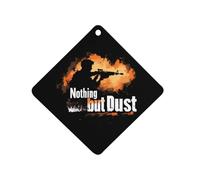 Trap Shooting Nothin But Dust Cute Car Air Fresheners Long Lasting Scent Car Mirror Hanging Scented Cards Tablets Rhombus