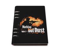 Trap Shooting Nothin But Dust Trendy Notebook Binder A5 Slim Foldable Binder 6 Metal Ring Refillable Paper Notepad