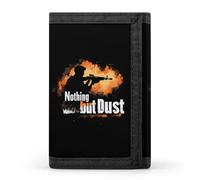 Trap Shooting Nothin But Dust Trifold Wallet for Men Classic Lightweight Credit Card Holder Tri Fold Purse with Zippered