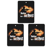 Trap Shooting Nothing But Dust Cute Car Air Fresheners 3pcs Long Lasting Scent Car Mirror Hanging Scented Cards Tablets