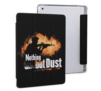 Trap Shooting Nothing But Dust Cute Tablet Case with Pencil Holder Unisex Slim Hard Protective Cover Compatible with iPad 2020 /Pro 2020/2020 AIR 4 /Pro 2021