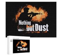 Trap Shooting Nothing But Dust Funny Wooden Picture Puzzle for Adults Challenge Intellectual Game Jigsaw Birthday Gifts