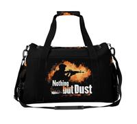 Trap Shooting Nothing But Dust Trendy Duffle Bag for Travel Large Capacity Lightweight Carry on Halfday Weekender Bags