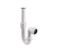 Trap Telescopic Basin Multikwik 32mm Low Inlet Tubular Trap White