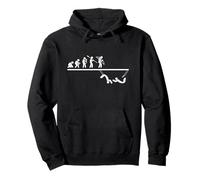 Trapeze Artist Evolution Men Women Circus Funny Trapeze Pullover Hoodie