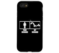 Trapeze Artist Your Husband My Husband Wife Funny Trapeze Case for iPhone SE (2020) / 7/8