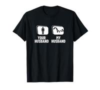 Trapeze Artist Your Husband My Husband Wife Funny Trapeze T-Shirt