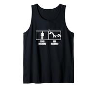 Trapeze Artist Your Husband My Husband Wife Funny Trapeze Tank Top
