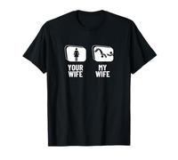 Trapeze Artist Your Wife My Wife Husband Funny Trapeze T-Shirt