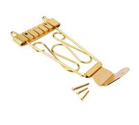 Trapeze Tailpiece - 6 String Replacement Parts, Tailpiece Bridge Trapeze | For Home Stage Live Performance Studio Recording Practice Repair Work Jazz Archtop Guitar Replacement Chrome