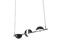 TRAPEZE Triplet Pendant 152.2x28 cm Black