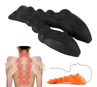 Trapezius Trigger Point Massager, Occipital Release Tool for Neck, Trapezius Massager Stretcher (Black)