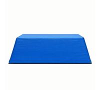 Trapezoid Jump Box for Kids, 3/4-in-1 Stackable Design with Shock-Absorbing EPE Foam & Wipe-Clean Leather Surface for Home Outdoor Play Garden Activities(Size:L:75cm*W:45cm,Color:H:22cm)