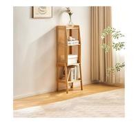 Trapezoidal Bamboo Ladder Shelf Versatile Bookcase Sto Rack for Bedroom Living Room Bathroom Office and Study Slish Home Decor and nizat Solut