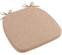 Trapezoidal Chair Cushions Comfortable & Washable Removable Covers Indoor/Outdoor Use Three Sizes All Seasons Khaki 45x43cm Set of 6