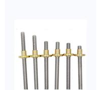 Trapezoidal Lead Screw 1pc T10 Trapezoidal Lead Screw With Nut 8mm Pitch 100-800mm For 3D Printer(150mm)