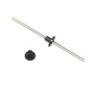 Trapezoidal Lead Screw 304 Stainless Steel Threaded Rod Lead Screw with T8 Nylon nut for 3D Printer Machine Z Axis Linear Guides Stepper Motor(Picth 2mm lead 14mm,300mm)