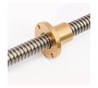 Trapezoidal Lead Screw T16 Lead Screw 304 stainless steel Trapezoidal Picth 2/3/4 lead 2 3 4 8mm with Brass Nut 100 150 200 250 300 400 500 550mm Tr16(Lead 2mm,450mm)