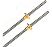 Trapezoidal thread screw nutT16 Stainless Steel Lead Screw For CNC 3D Printer, Length 100-1000mm Pitch 4mm Lead 4MM Trapezoidal Screw And Nut, 1pcs(900mm)