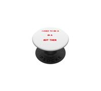 Trapped in a Woman's Body Funny Quote for Pride Events PopSockets Adhesive PopGrip