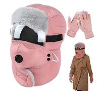 Trapper Hat - 4-in-1 Warm Unisex Sports Hat with Ear Flaps, Winter Hunter Design with Soft Insulation, Outdoor Gear for Skiing Skating Sledding Snowshoeing Camping Hiking Hunting