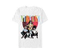 Nirvana T Shirt Heart Band Logo new Official Unisex White