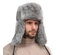 Trapper Hats Faux Fur Bomber Hat Russian Trooper Hat with Ear Flaps Warm Thick Ushanka Hat Windproof Earflap Hat Winter Hats Skiing Hat Cossack Hat Hunting Hat Aviator Hat Cycling Hat for Men Women