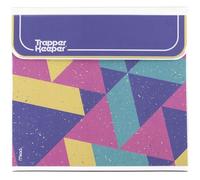 Trapper Keeper Binder, Retro Design, 1 Inch Binder Includes 2 Folders and Extra Pocket, Metal Rings and Spring Clip, Secure Storage, Colour Block, Mead School Supplies (260038FN-ECM)