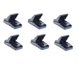 Trapper Mini T-Rex Easy Set Mouse Snap Trap 6 Traps Bell-1044
