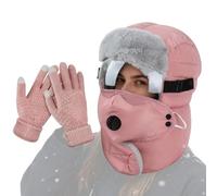 Trapper Winter Hats - 4in1 Warm Unisex Sports Hat, Ear Flap Winter Hunter Hat, Skiing Snowboarding Snowshoeing Cap, Snow Activities Outdoor, Cold Weather Headwear for Camping, Hiking, and 8.27 Inches