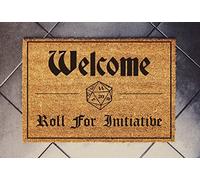 Traqunn Door Mat Welcome Roll for Initiative Doormat Initiative Door Mat Novelty Polyester Floor Mat with Non Slip Rubbers Home Decorations 24X16 In