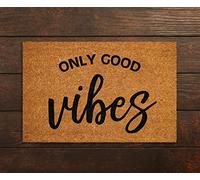 Traqunn Good Vibes Doormat,Only Good Vibes Door Mat,Home Welcome Good Vibes Doormat,Mat Gift,Home Decor Welcome Mat,Front Door Mats 24X16 In