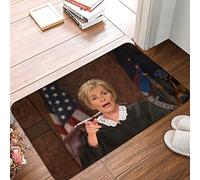 Traqunn Judge Judy Sheindlin with Non Slip Backing Welcome Doormat Room Mat Scaled Balcony Carpet Entrance 30X18 In