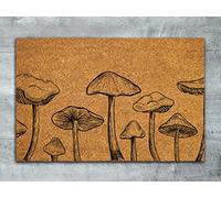 Traqunn Mushroom Close Up Doormat,Welcome Mushroom Doormats,Mushrooms Doormats,Mushroom Mats,Welcome Funny Mushroom Door Mats 24X16 In