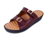 TRASE Doctor Ortho Women's Comfort Lightweight Soft Stylish Slippers Suitable for Knee, Diabetic and Orthopedic Pain, Cherry New, 9 UK