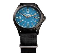 Traser 108647 Men's Analogue Quartz Watch with NATO Strap, Black, Strap