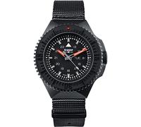 Traser 109854 Men's Analogue Quartz Watch with Textile Strap, Black, Bracelet