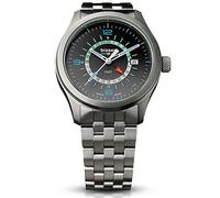 traser H3 Mens Watch P59 Aurora GMT Anthracite Steel 107232