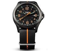 Traser Men's Analogue Quartz Watch with Nylon Strap 107425, Black, Strap.