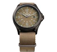 Traser Men's Analogue Quartz Watch with Nylon Strap 108631, Brown, Bracelet