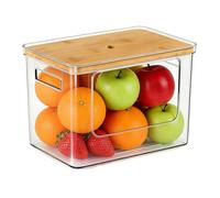 Trash Bag Dispenser - Transparent Stackable Storage Bins, Holder for Bin Liners | for Kitchen Cabinets, Cupboards, Storeroys, Laundry Rooms, Bathrooms, Drawers
