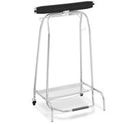 Trash bag Holder Black, Silver Foot Pedal 2 Uniprodo - Trash Cans by Black,Silver